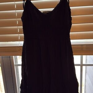 wild fable Black Spaghetti Strap Dress
